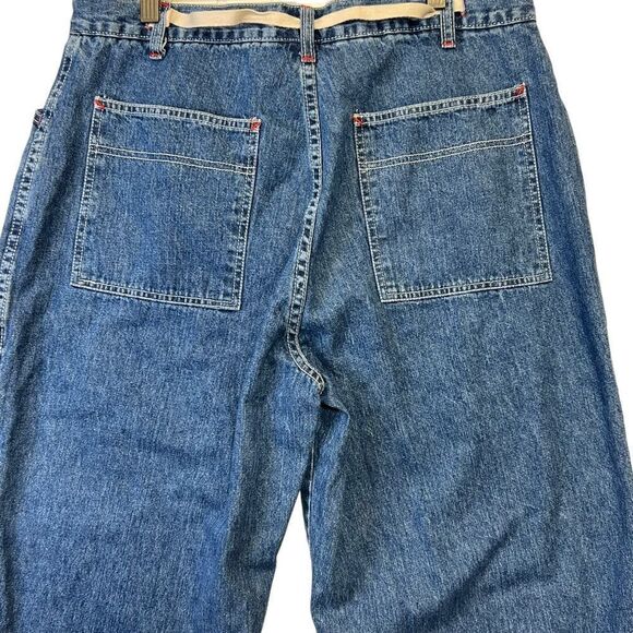 Forenza Womens baggy Jnco style wide leg Pockets Vintage Denim 16 - Picture 13 of 16